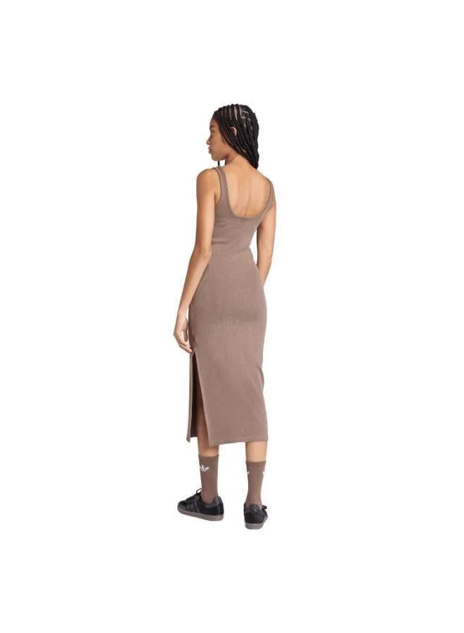 adidas Originals  ESSENTIALS RIB TANK MAXI DRESS WASHED for Women | Best Price UAE